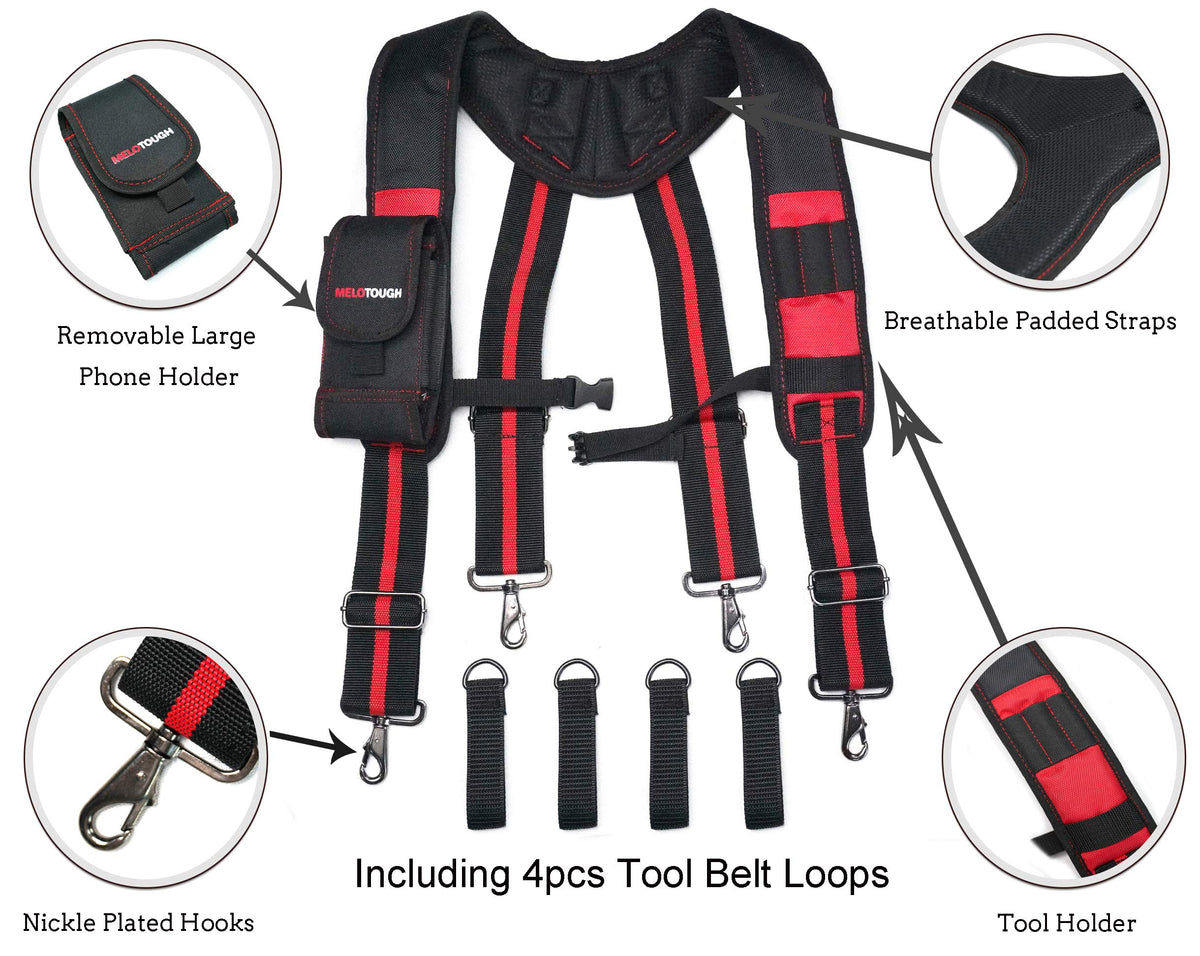 Tool Belt Suspenders with Foam Pads C99952